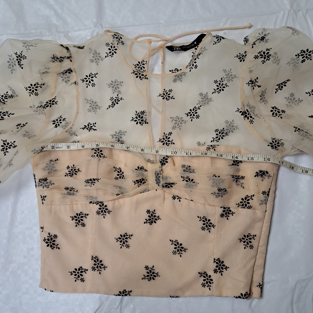 Zara Organza Pastel Top - Picture 12 of 16